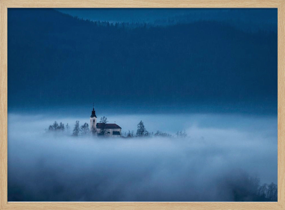 Floating church Poster