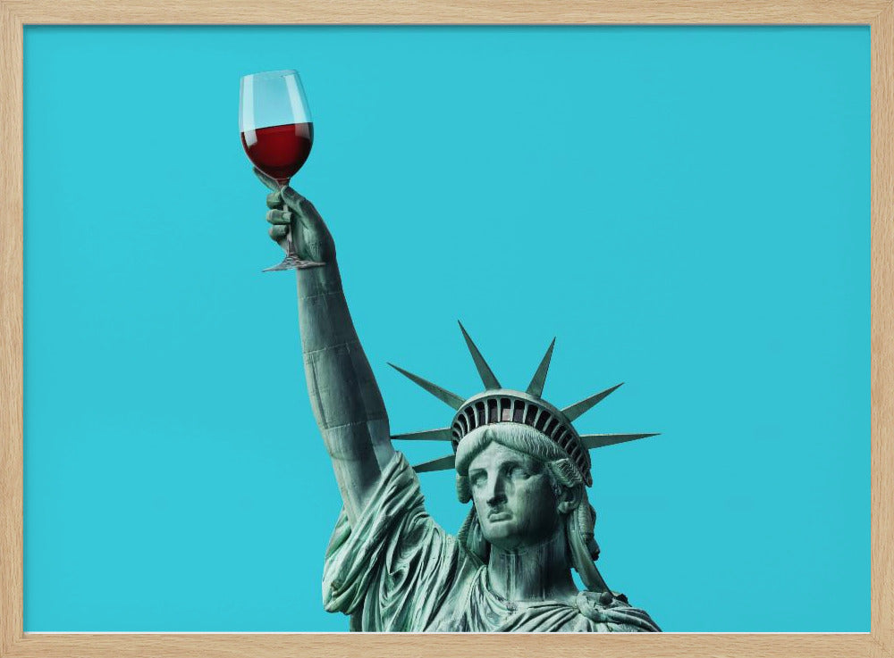 Liberty of Drinking Poster