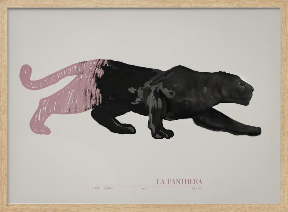 La Panthera (pink) Poster