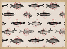 Fish In Geometrics Nº1 Poster