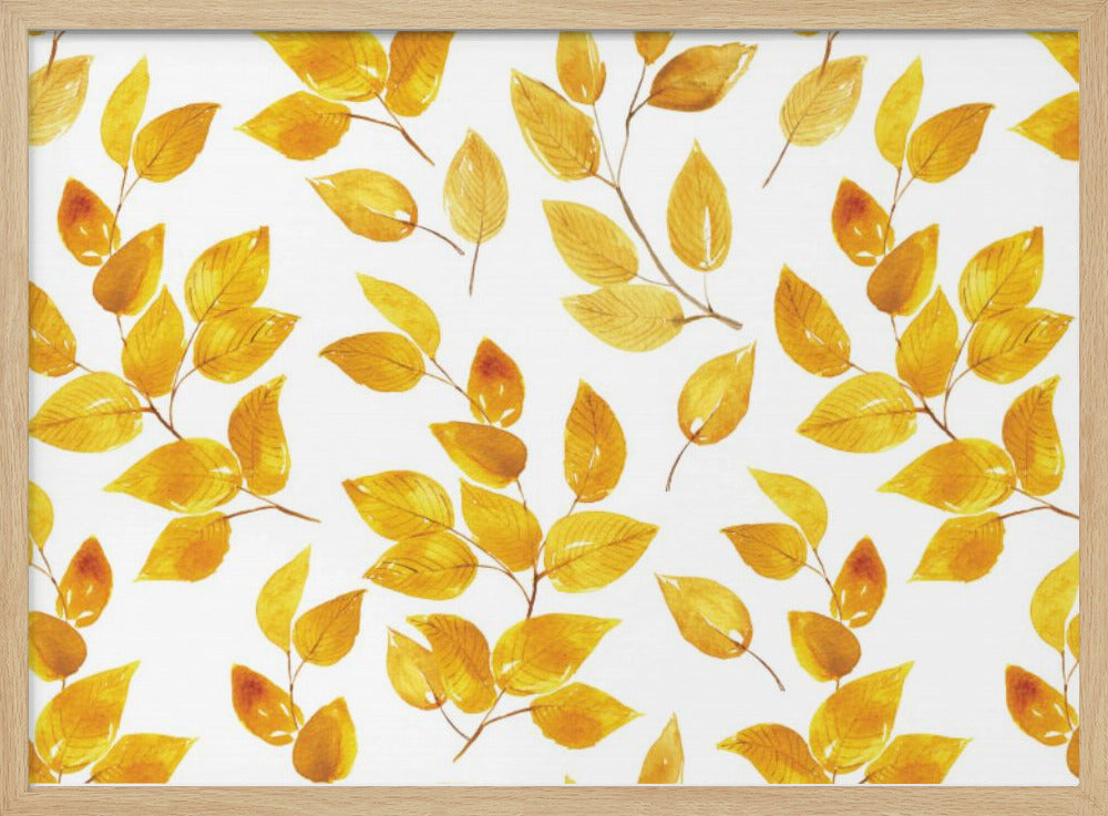 Curvy leaves Poster