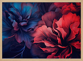 Wavily flowers Poster