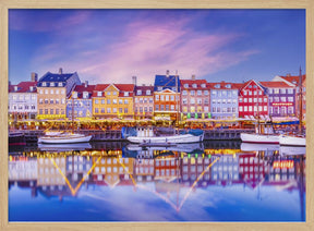 COPENHAGEN Nyhavn Idyllic Evening Impression Poster