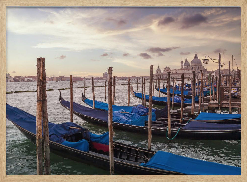 VENICE Gondolas &amp; Santa Maria della Salute Poster