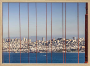 Golden Gate Bridge Panoramic View Poster