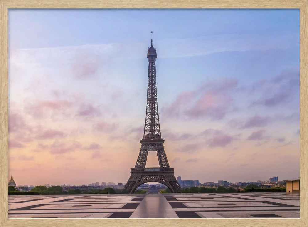 Eiffel Tower Sunrise Poster