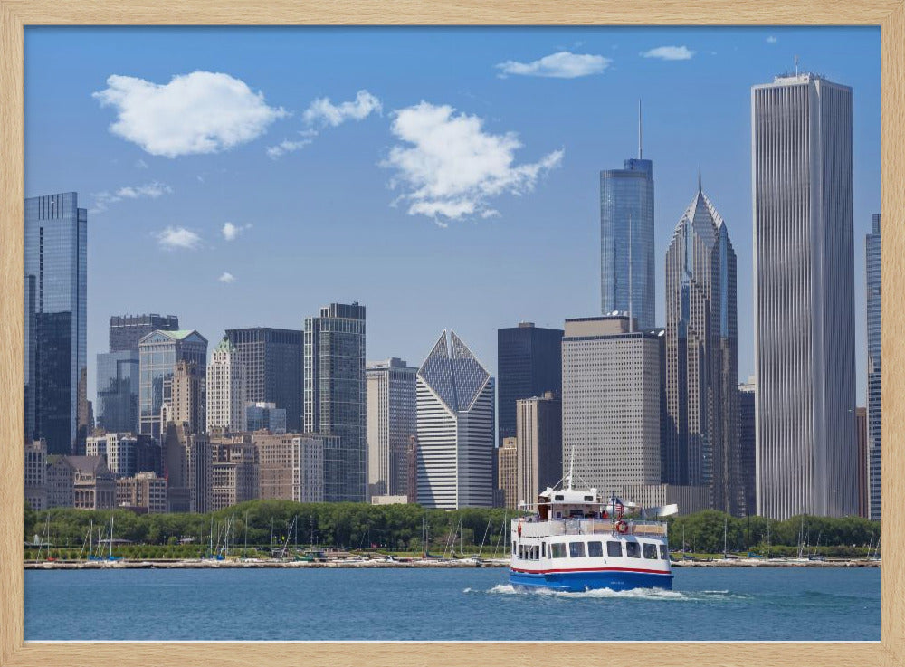 CHICAGO Skyline Poster