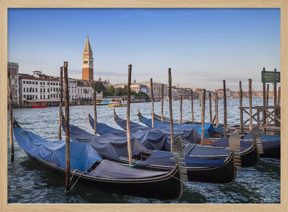 VENICE Grand Canal and St Mark&#039;s Campanile Poster