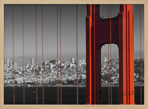 Golden Gate Bridge in Detail Poster