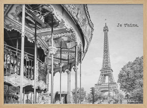 Je t’aime - Paris Poster