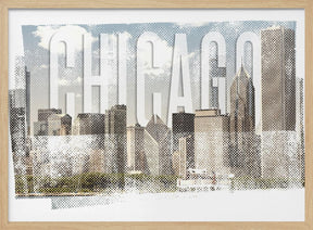 CHICAGO Skyline | Vintage Poster