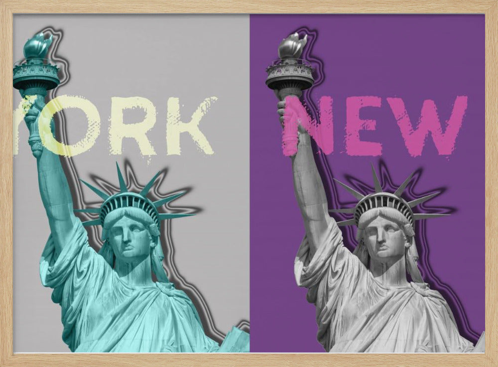 POP ART Statue of Liberty IV Poster