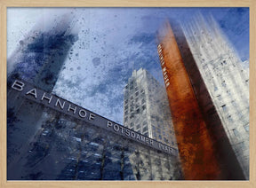 City Art BERLIN Skyscrapers Poster