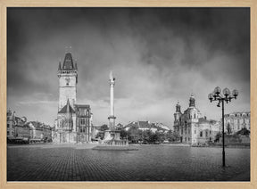 Old Town Square in Prague | Monochrome Poster