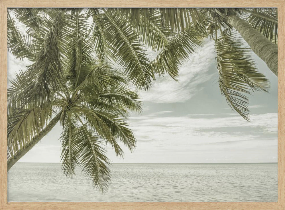 FLORIDA Vintage Oceanview Poster