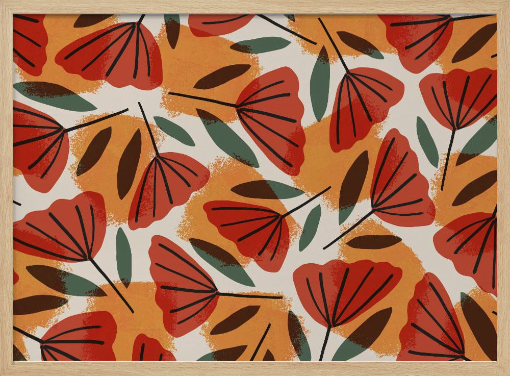 Tulip Pattern Poster