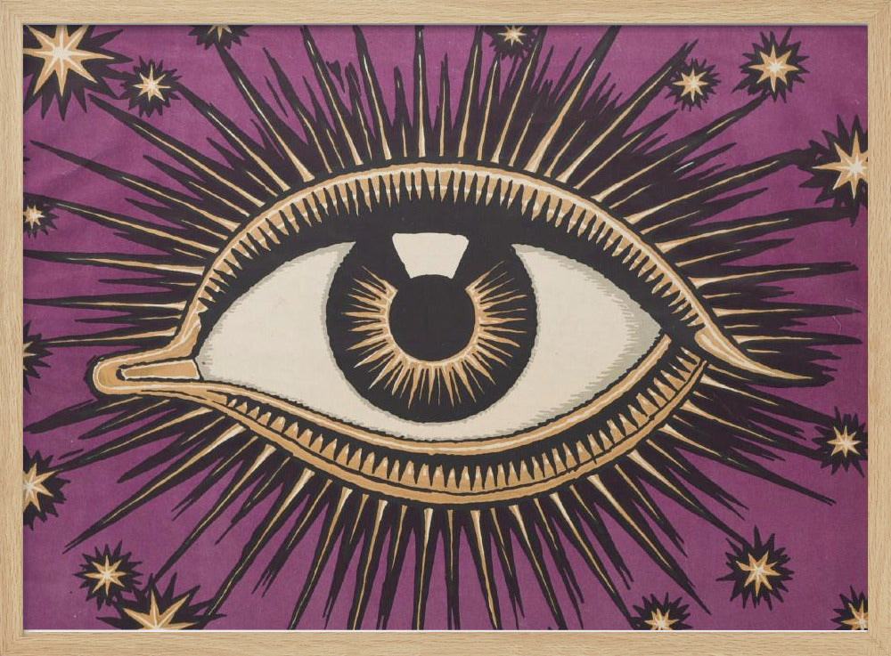 Allseeingeyehpurple Ratio2x3 Poster