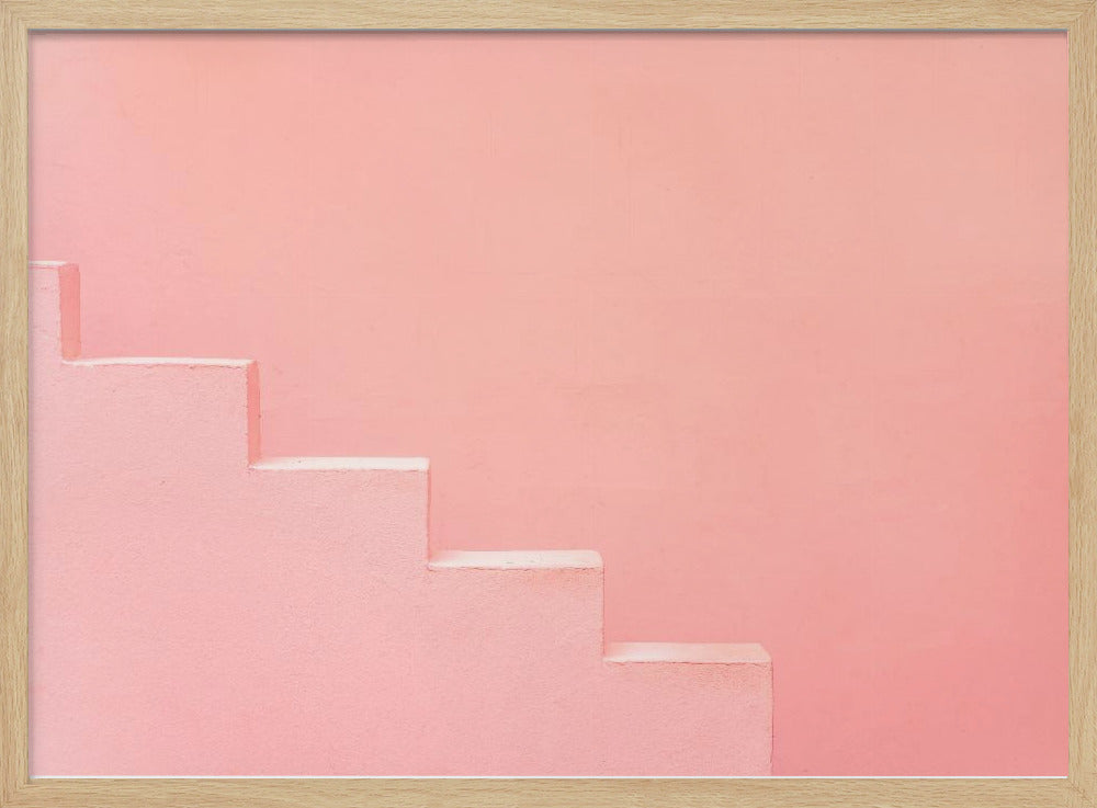 Muralla Roja In Pink Poster