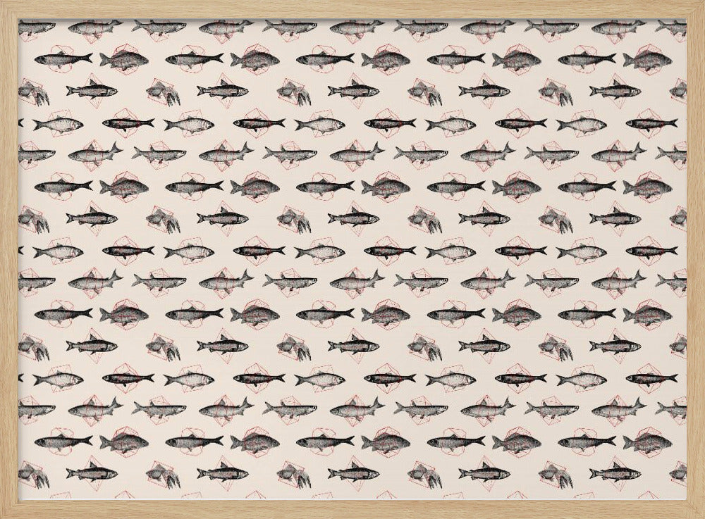Fish In Geometrics Nº1 Poster