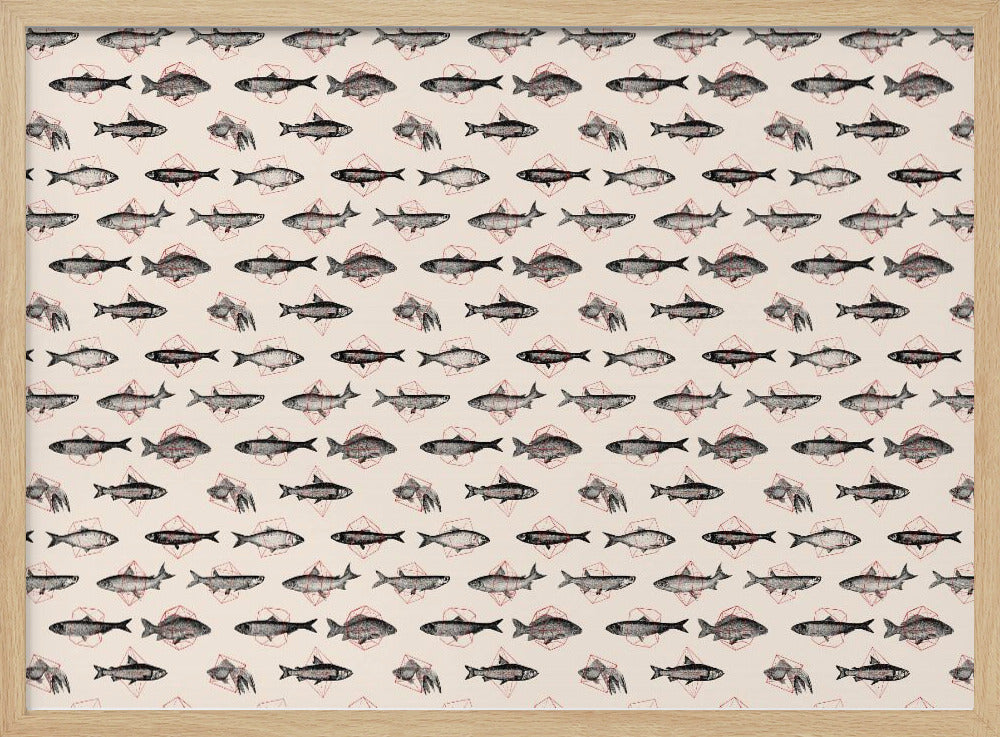 Fish In Geometrics Nº1 Poster