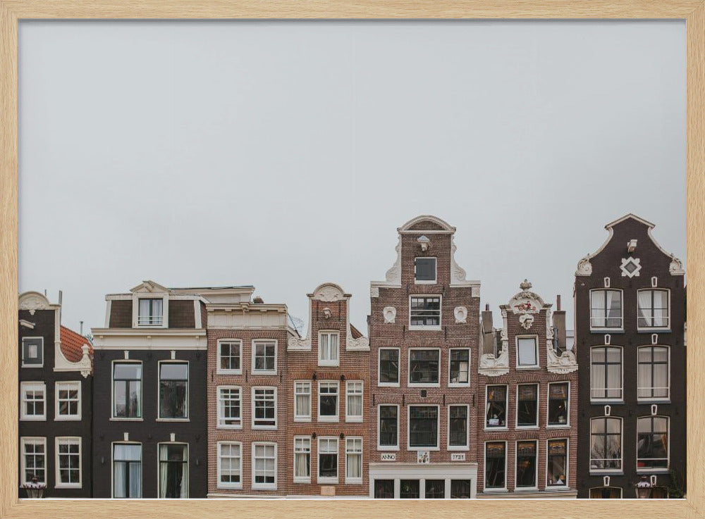 Amsterdam Houses Poster