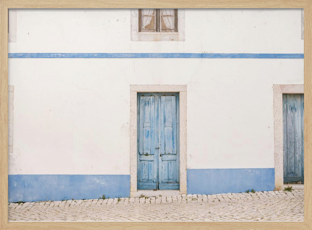 Ericeira Blue Door Poster