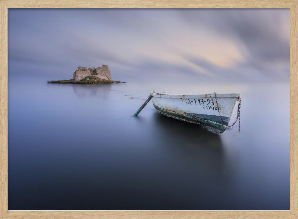 The boat and the tower Poster