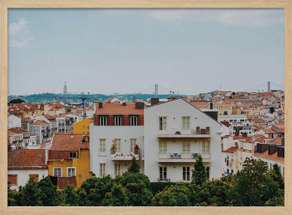 Lisboa Cityscape Poster