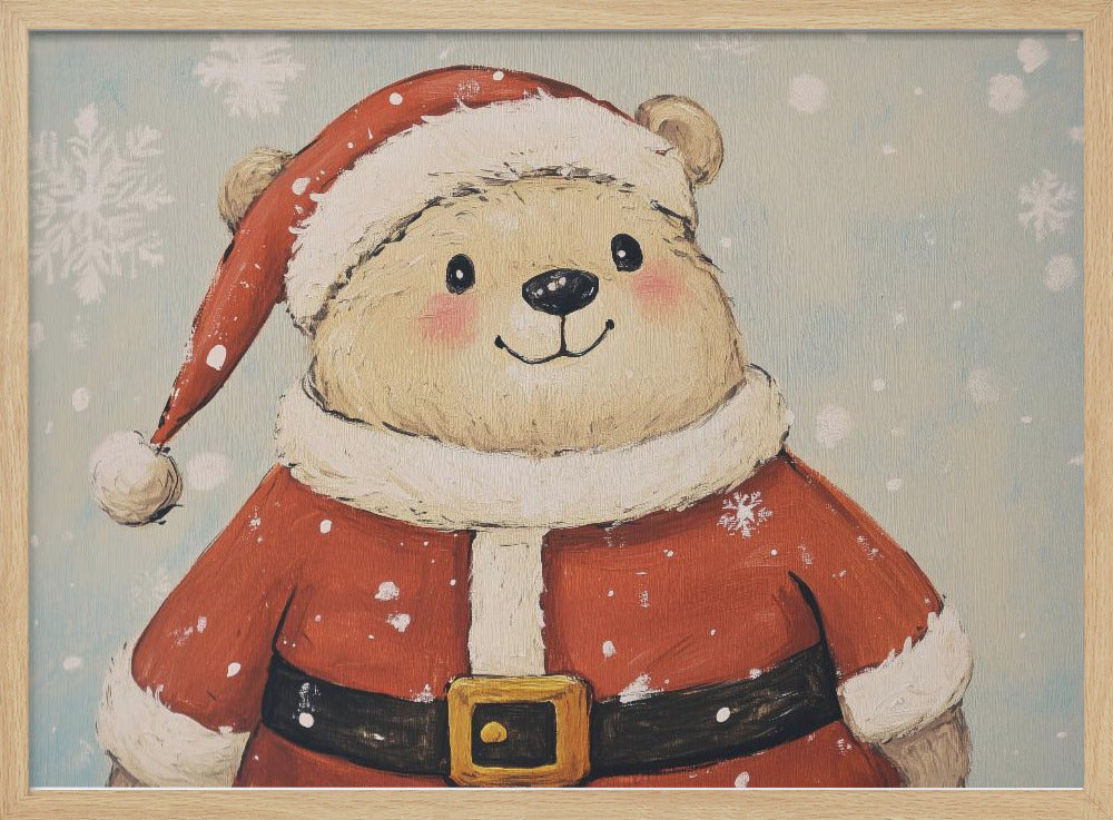 Christmas Bear Poster