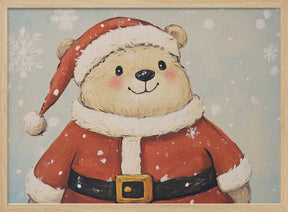 Christmas Bear Poster