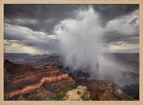 Storm at The Canyon Poster