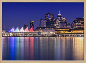 Charming Evening Impression from Vancouver Poster