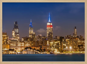 Impressive Midtown Manhattan Skyline with Little Island Poster