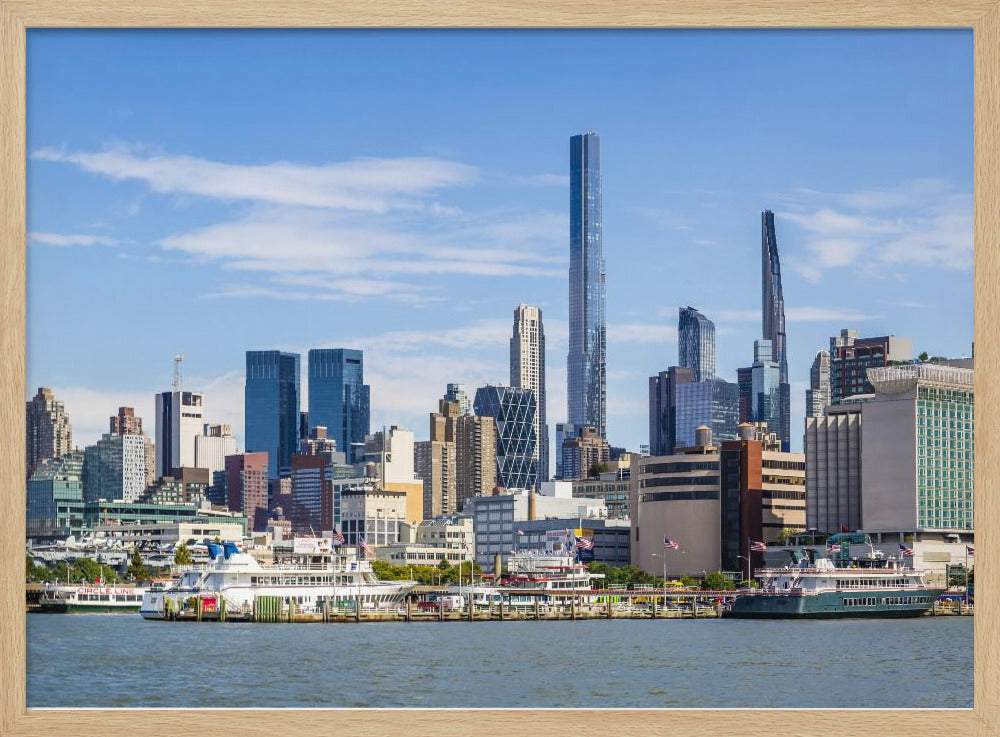 Western Midtown Manhattan Skyline Poster