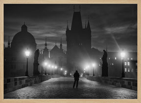 Prague in Black &amp; White Poster