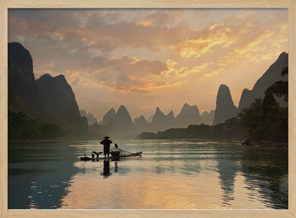 Golden Li River Poster