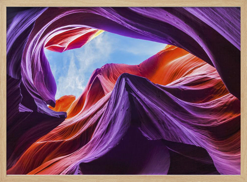 Magical Lower Antelope Canyon Poster