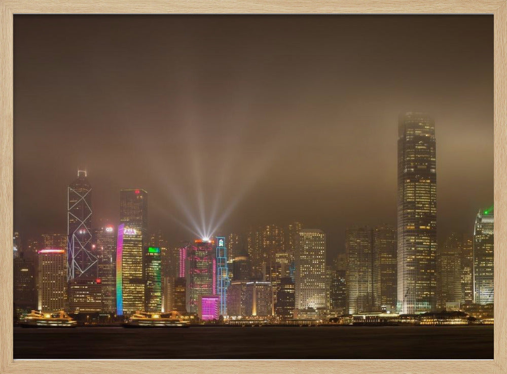 Hong Kong Island Poster