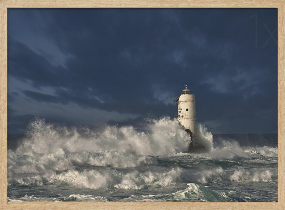 Faro di Mangiabarche(Calasetta-Sardegna) Poster