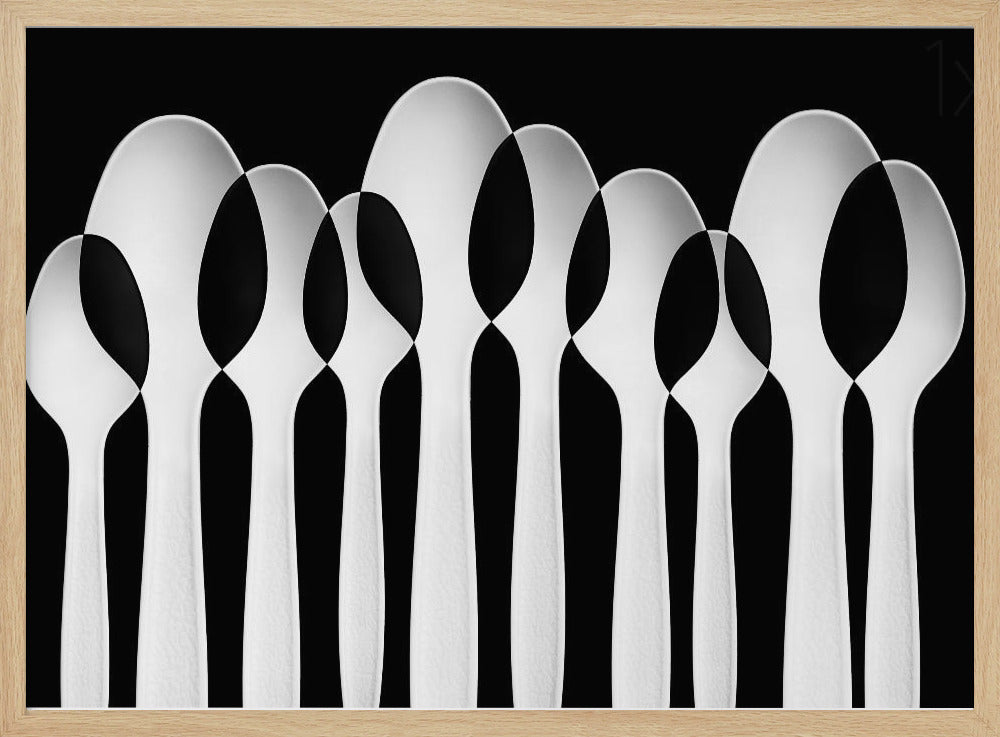 Spoons Abstract:  Forest Poster