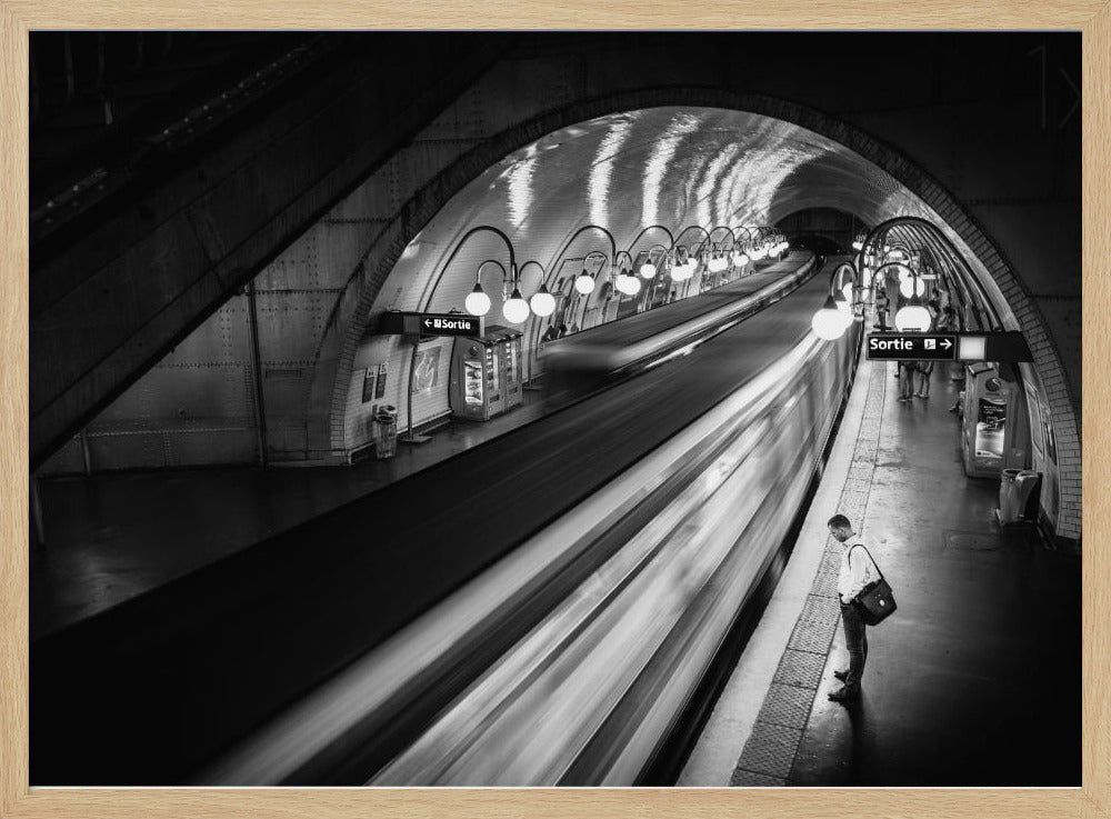 Paris Metro Poster