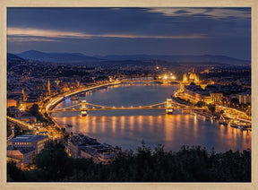 Panorama of Budapest Poster