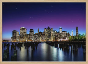 New York Sky Line Poster