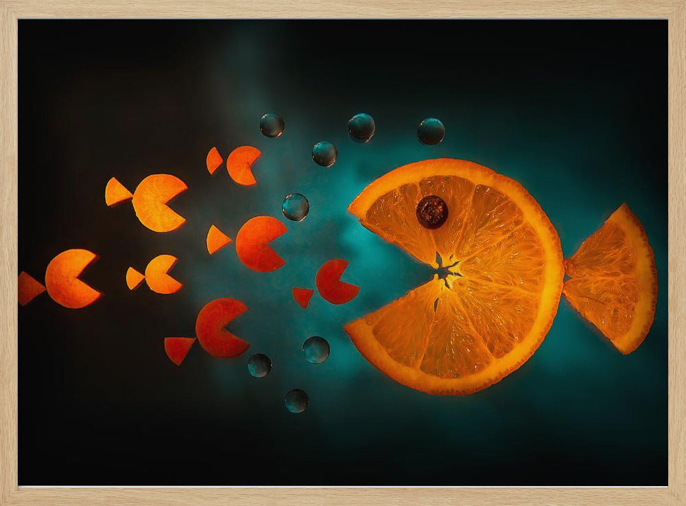 Orange fish Poster