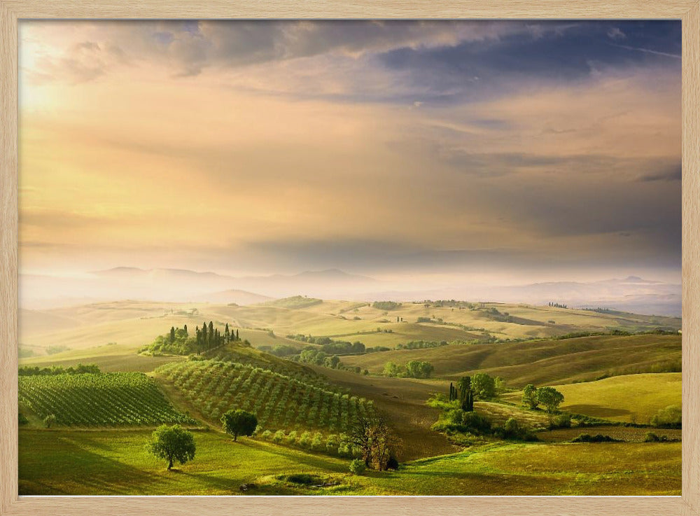 Podere Belvedere's Sunrise Poster