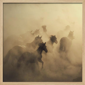 migration of horses Poster