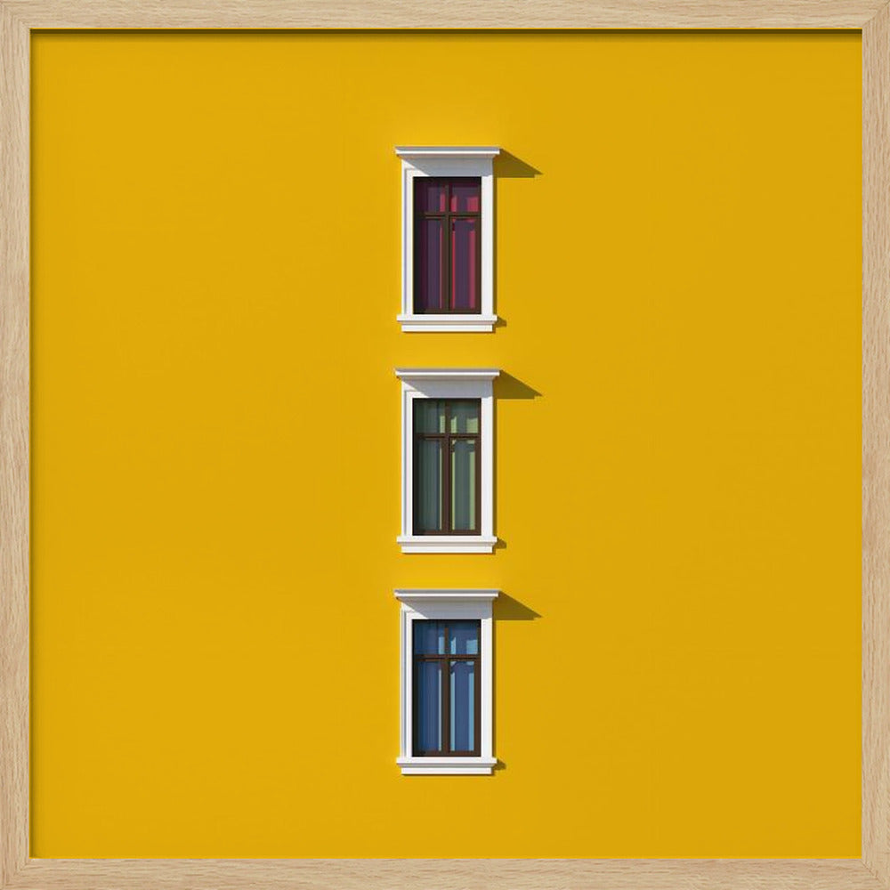 Three Windows Poster