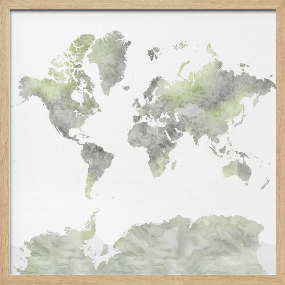 Hollace world map Poster