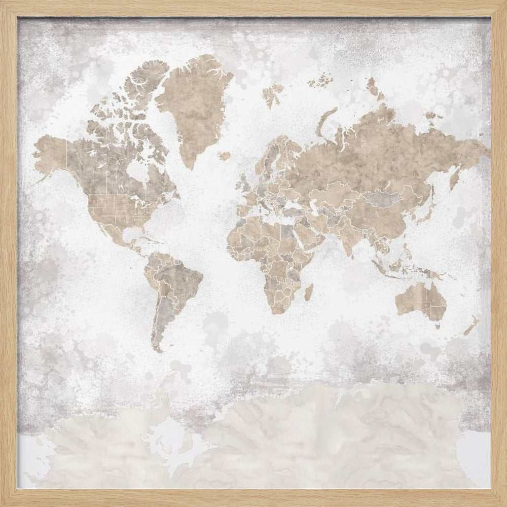 Kacia world map Poster