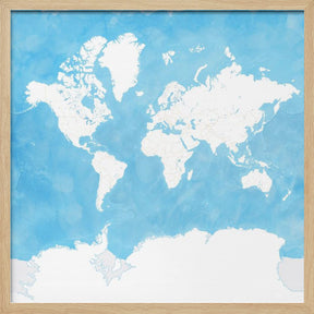 Naolin world map Poster